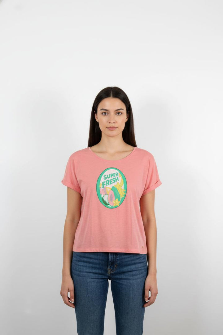 Tee-shirt Rose - Taille L/40