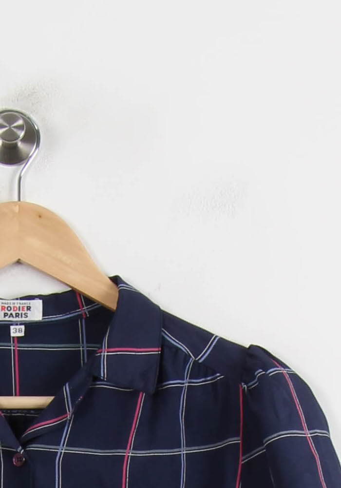 Chemise Bleu Marine et Blanc - Taille M/38 de la marque Maison 123 | PARAD53046 - Vendu par Paradigme - Image 3