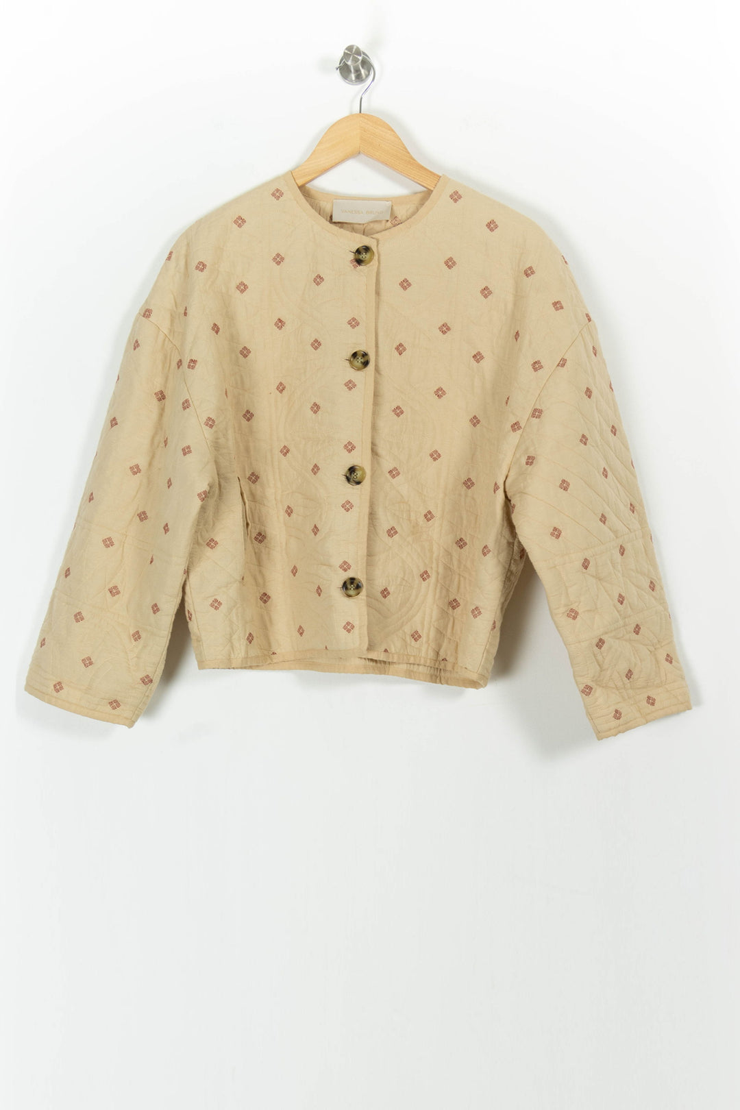 Veste Matelassée Beige - Taille S/36 de la marque Vanessa Bruno | PARAD53052 - Vendu par Paradigme - Image 2