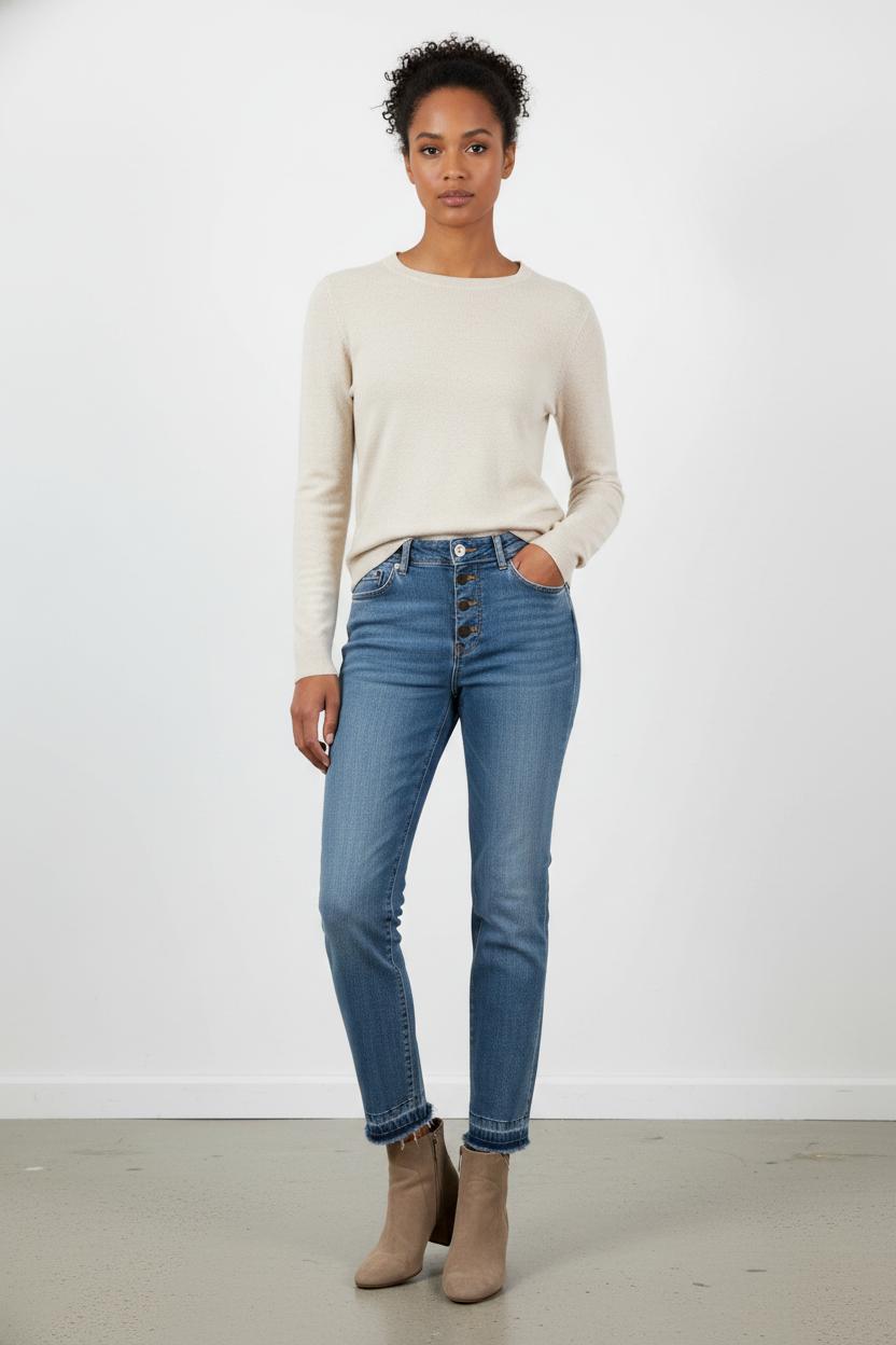 Jean Droit Bleu - Taille S/36