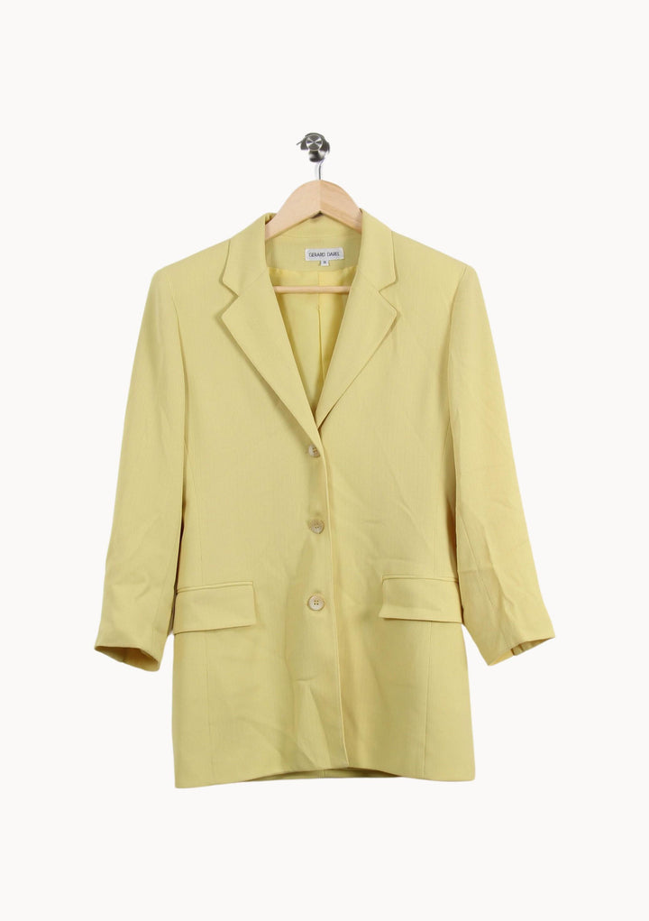 Blazer Jaune - Taille S/36 de la marque Gerard Darel | PARAD53059 - Vendu par Paradigme - Image 2