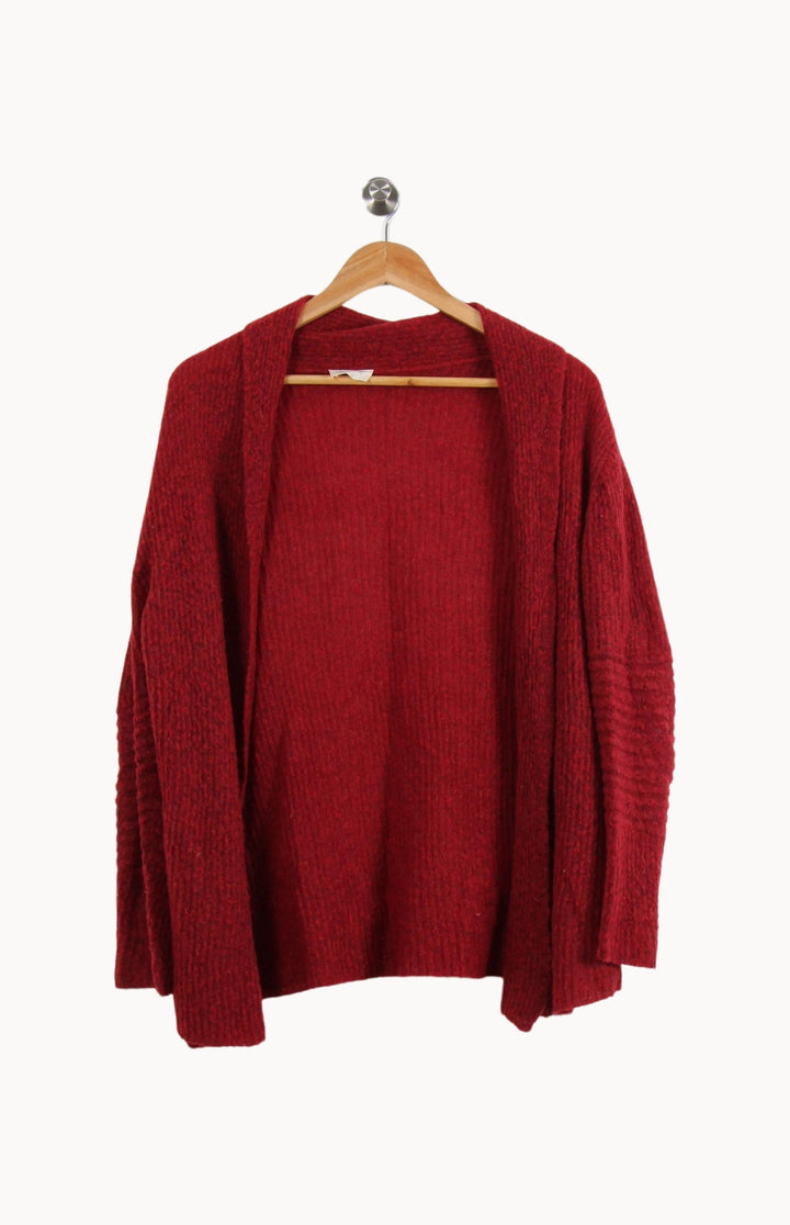 Cardigan Rouge - Taille S/36 de la marque American Vintage | PARAD53065 - Vendu par Paradigme - Image 2