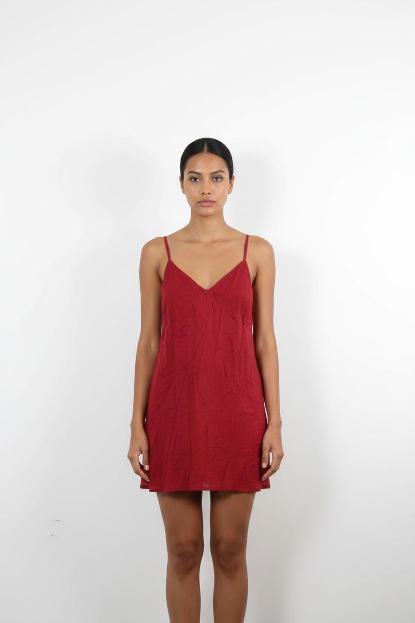 Robe Débardeur Bordeaux - Taille S/36