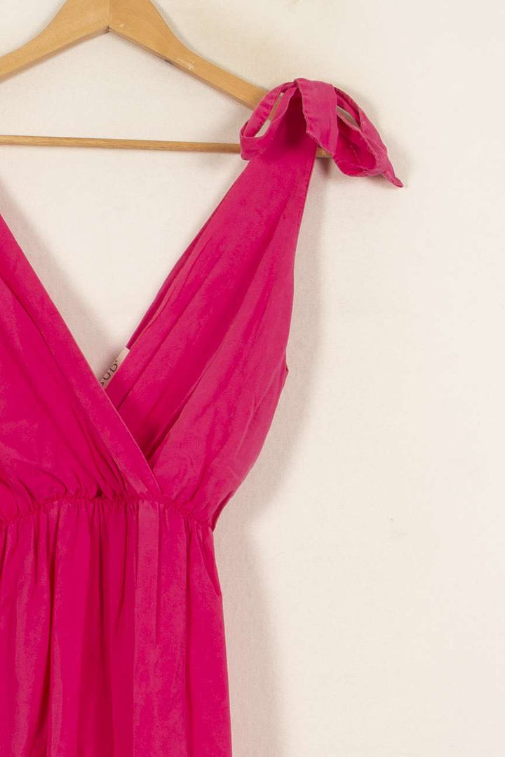 Robe Longue Rose - Taille M/38 de la marque Sud express | PARAD53107 - Vendu par Paradigme - Image 3