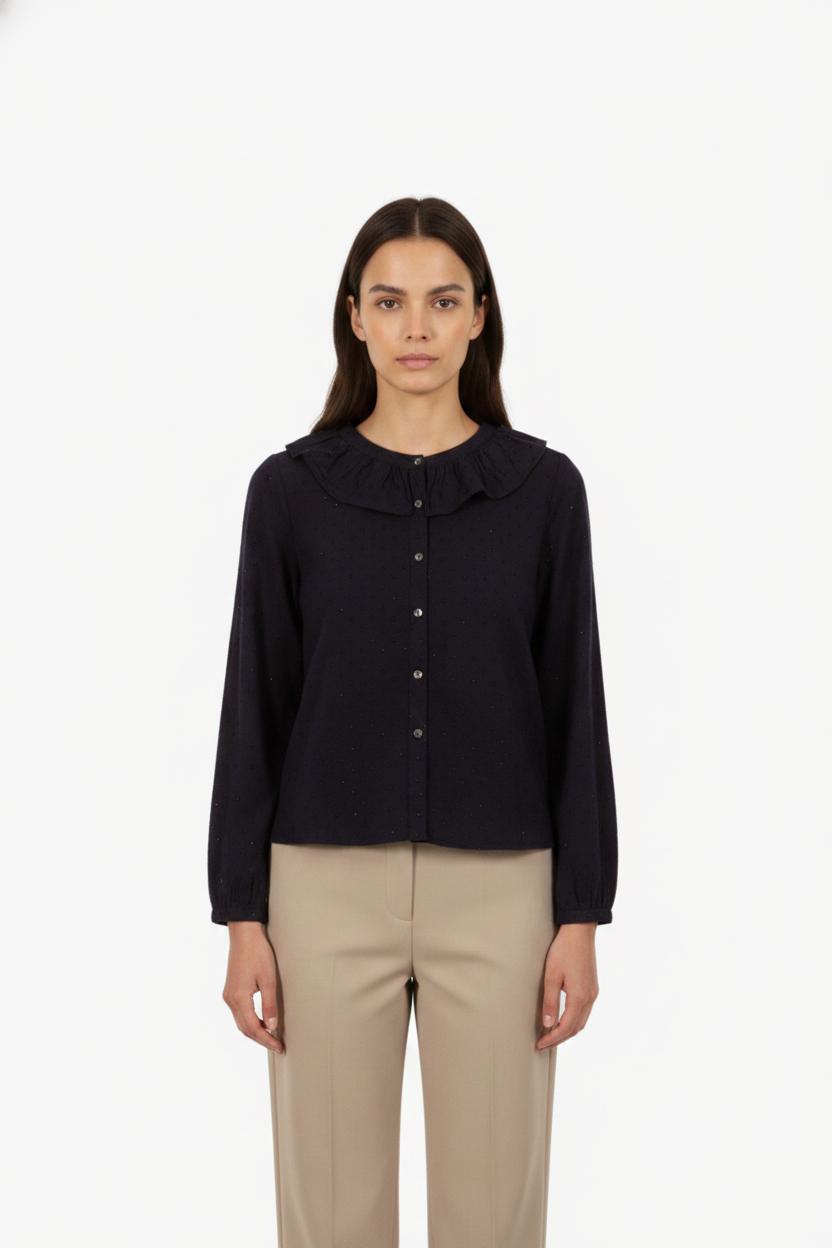 Blouse Bleue - Taille S/36