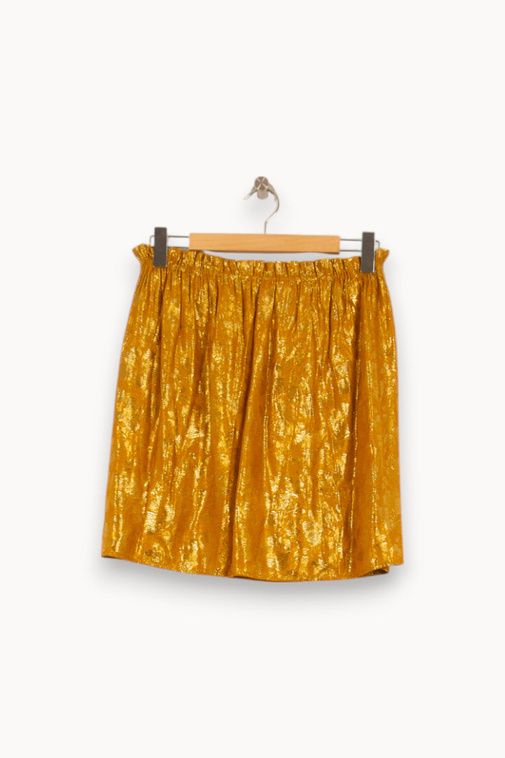 Jupe Courte Or - Taille L/40 de la marque Des petits hauts | PARAD53119 - Vendu par Paradigme - Image 4