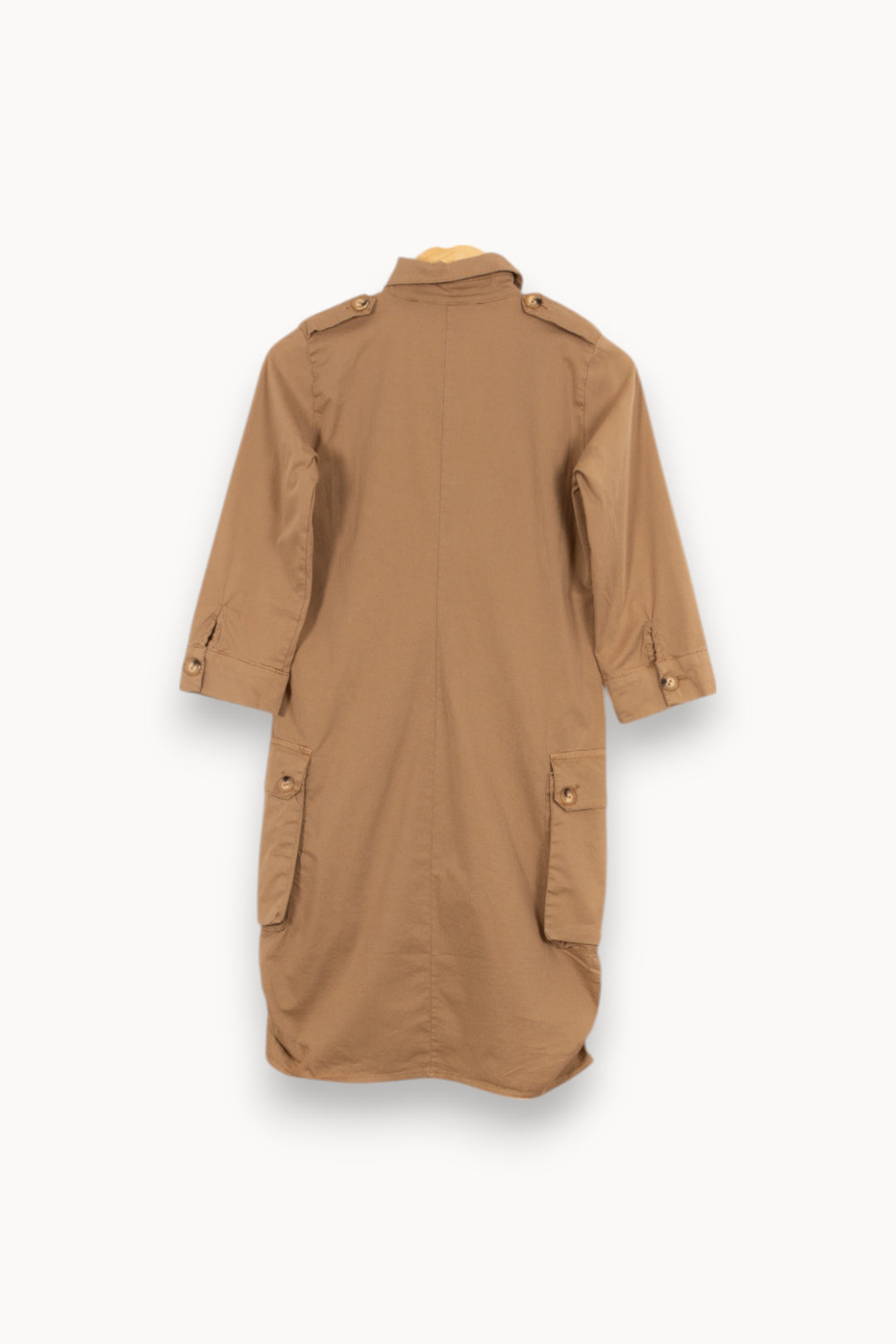 Robe Chemise Beige - Taille S/36 de la marque La Fée Maraboutée | PARAD53120 - Vendu par Paradigme - Image 4