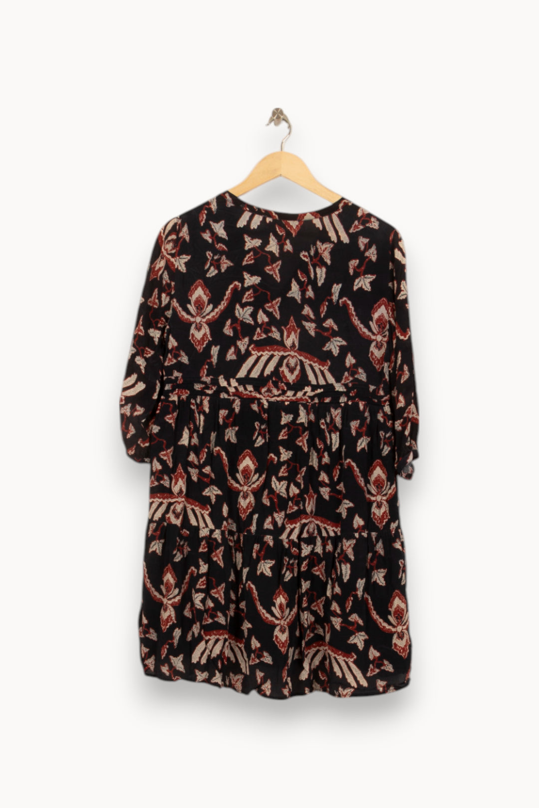 Robe Courte Noire et Rouge - Taille S/36 de la marque ba&sh | PARAD53126 - Vendu par Paradigme - Image 4