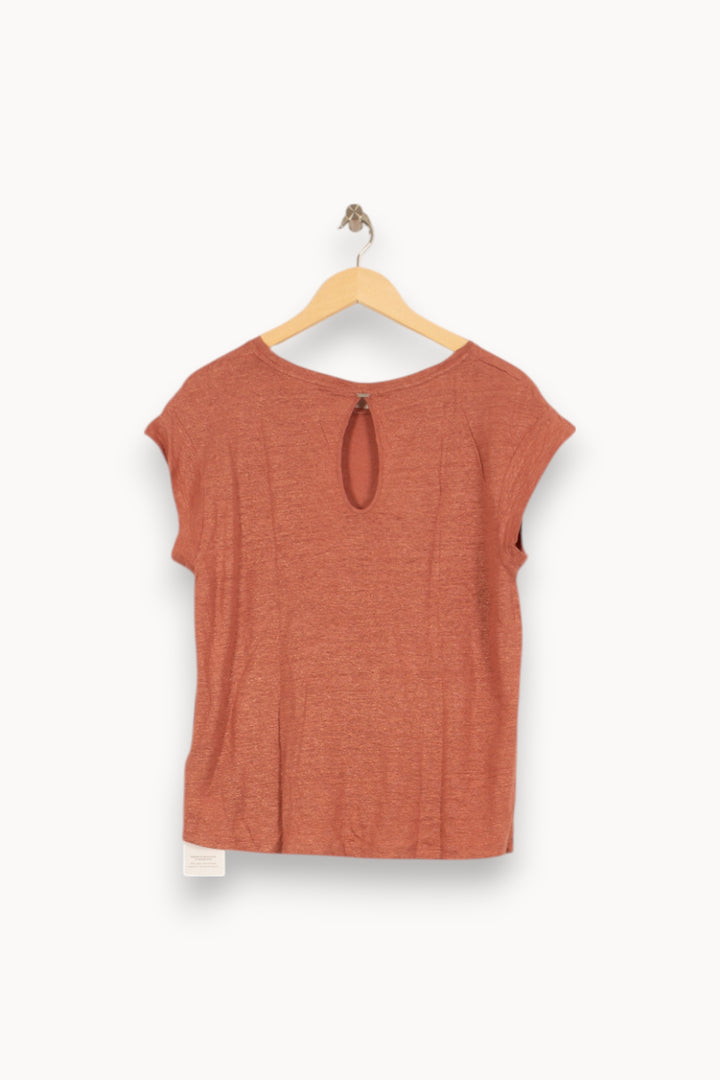 Tee-shirt Rose - Taille S/36 de la marque IKKS | PARAD53128 - Vendu par Paradigme - Image 4