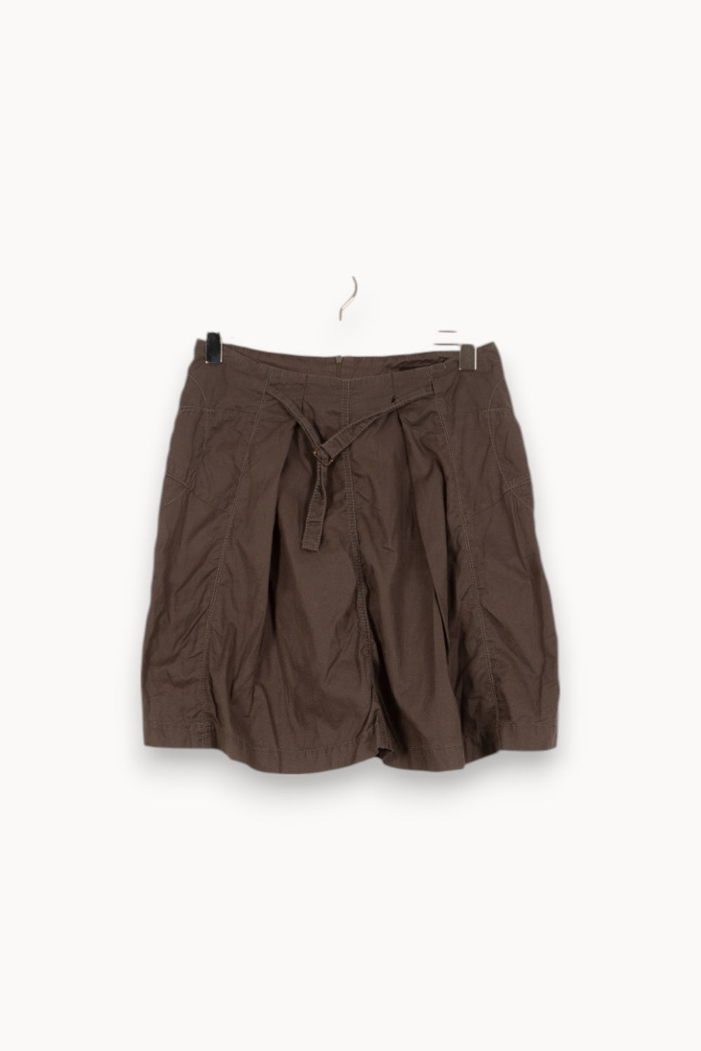 Jupe Courte Marron - Taille M/38 de la marque IKKS | PARAD53130 - Vendu par Paradigme - Image 2