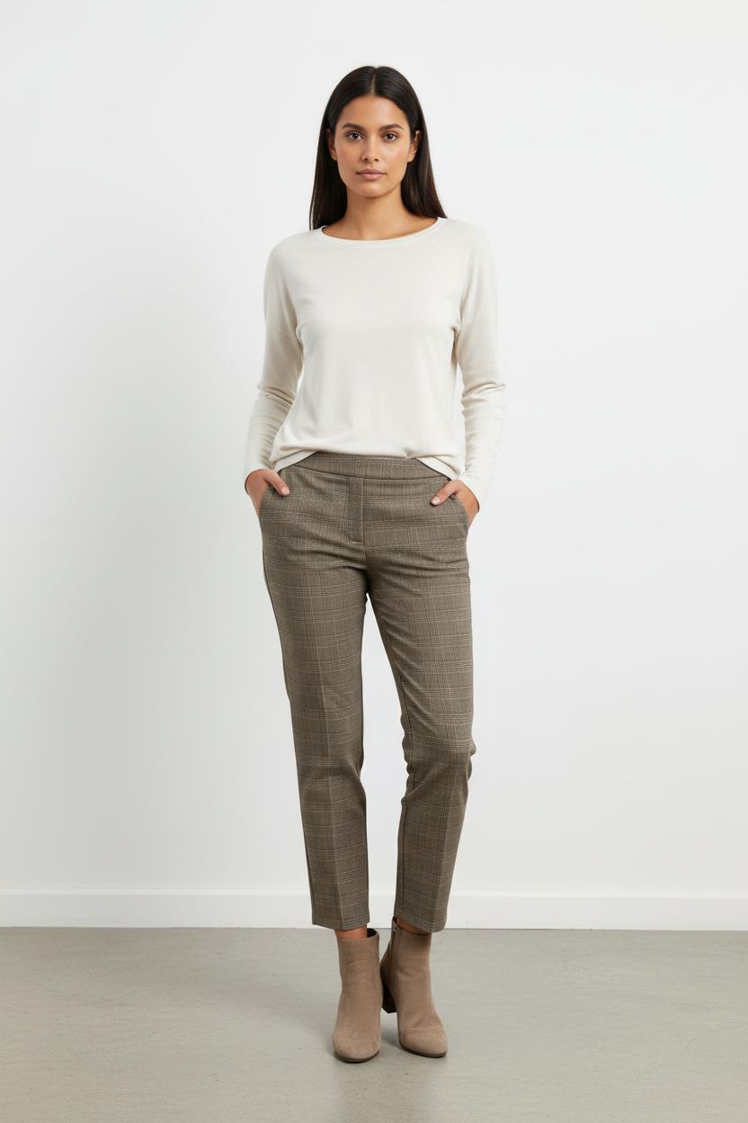 Pantalon Carreaux Gris - Taille M/38