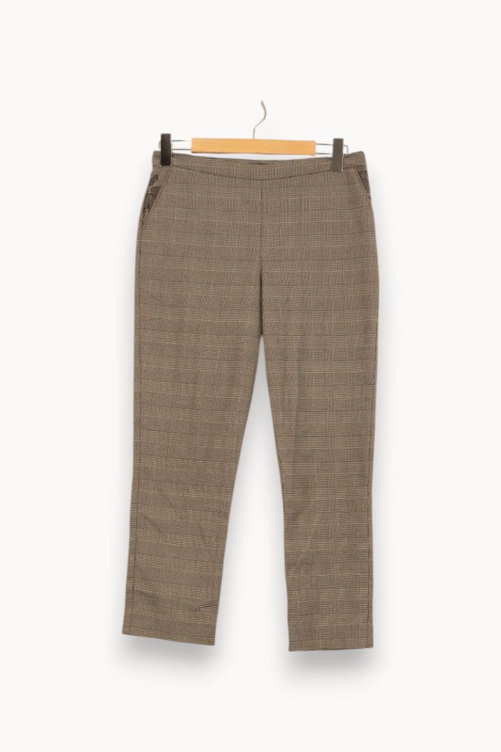 Pantalon Carreaux Gris - Taille M/38 de la marque IKKS | PARAD53135 - Vendu par Paradigme - Image 2