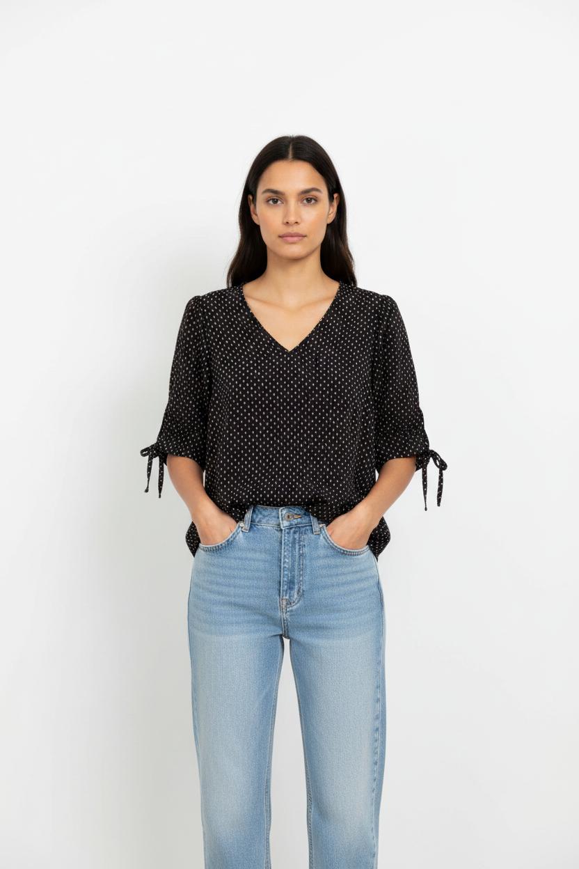 Blouse Bleue - Taille S/36
