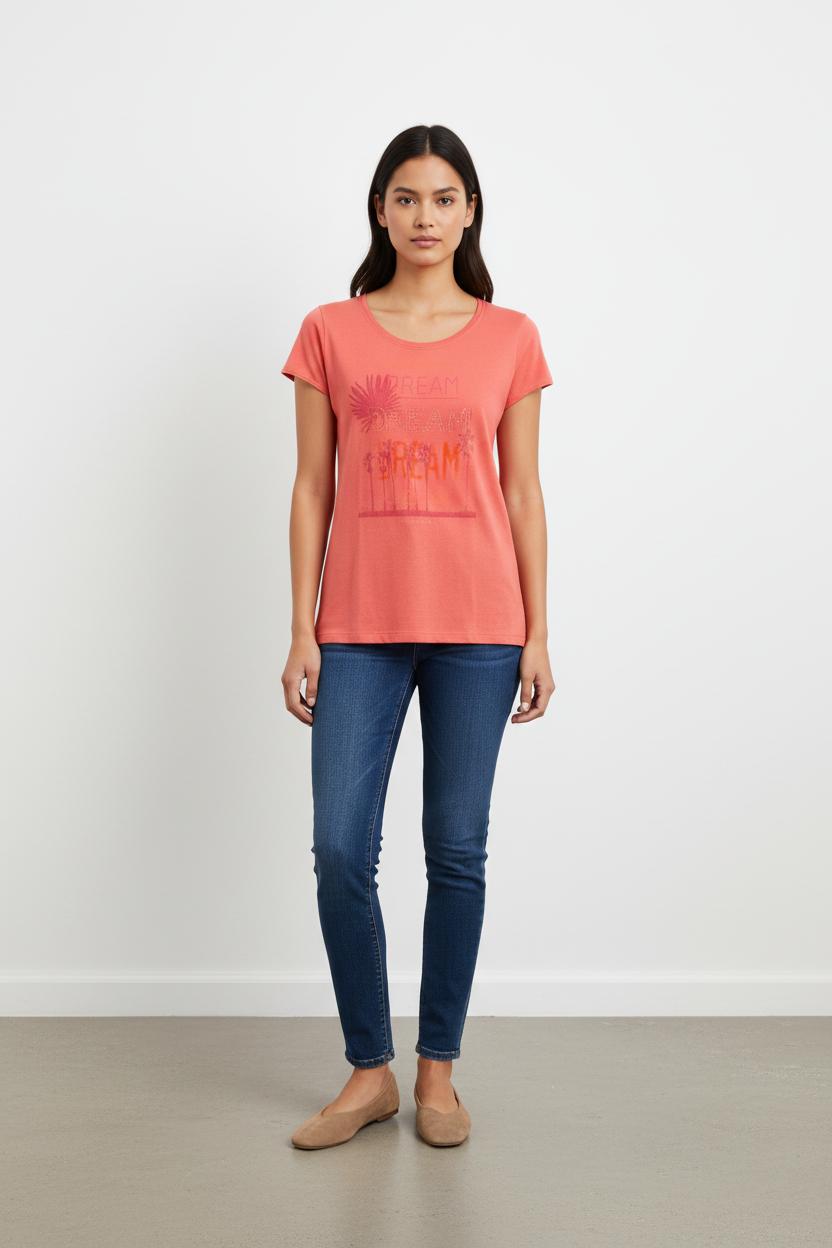 Tee-shirt Rose - Taille XS/34