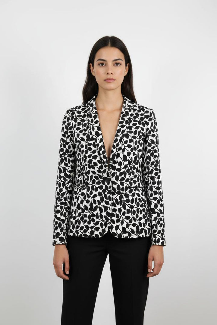 Veste de tailleur Noire et Blanche - Taille S/36