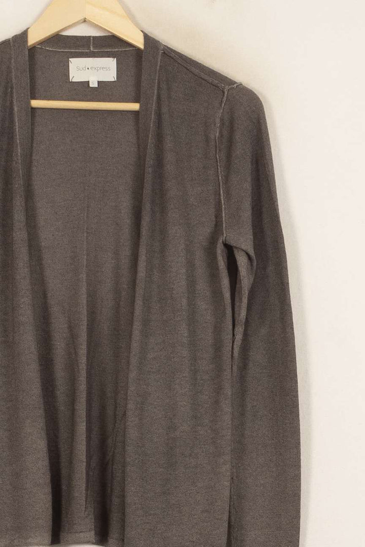 Cardigan Gris - Taille S/36 de la marque Sud express | PARAD53150 - Vendu par Paradigme - Image 5