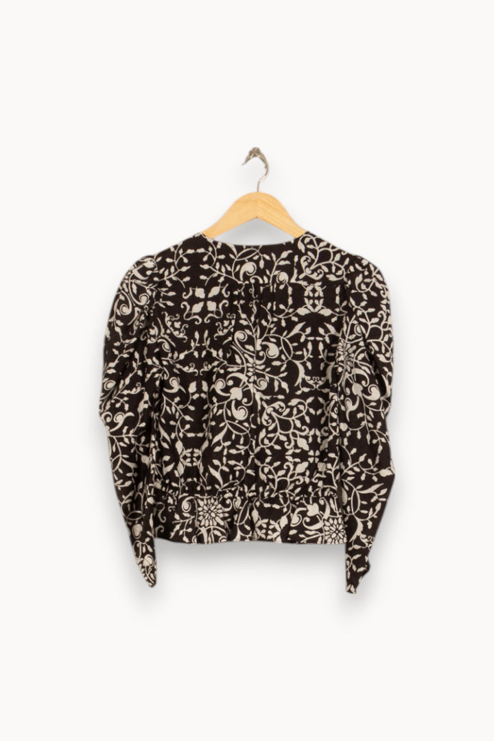 Blouse Noire et Blanche - Taille M/38 de la marque The Kooples | PARAD53153 - Vendu par Paradigme - Image 4