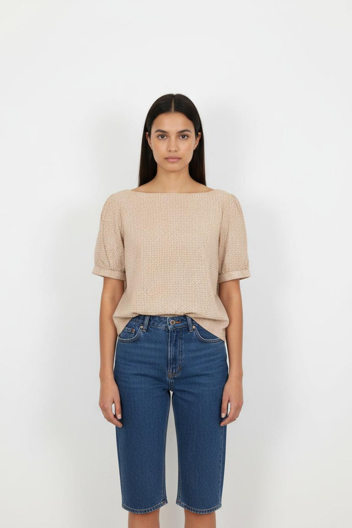 Blouse Beige - Taille L/40