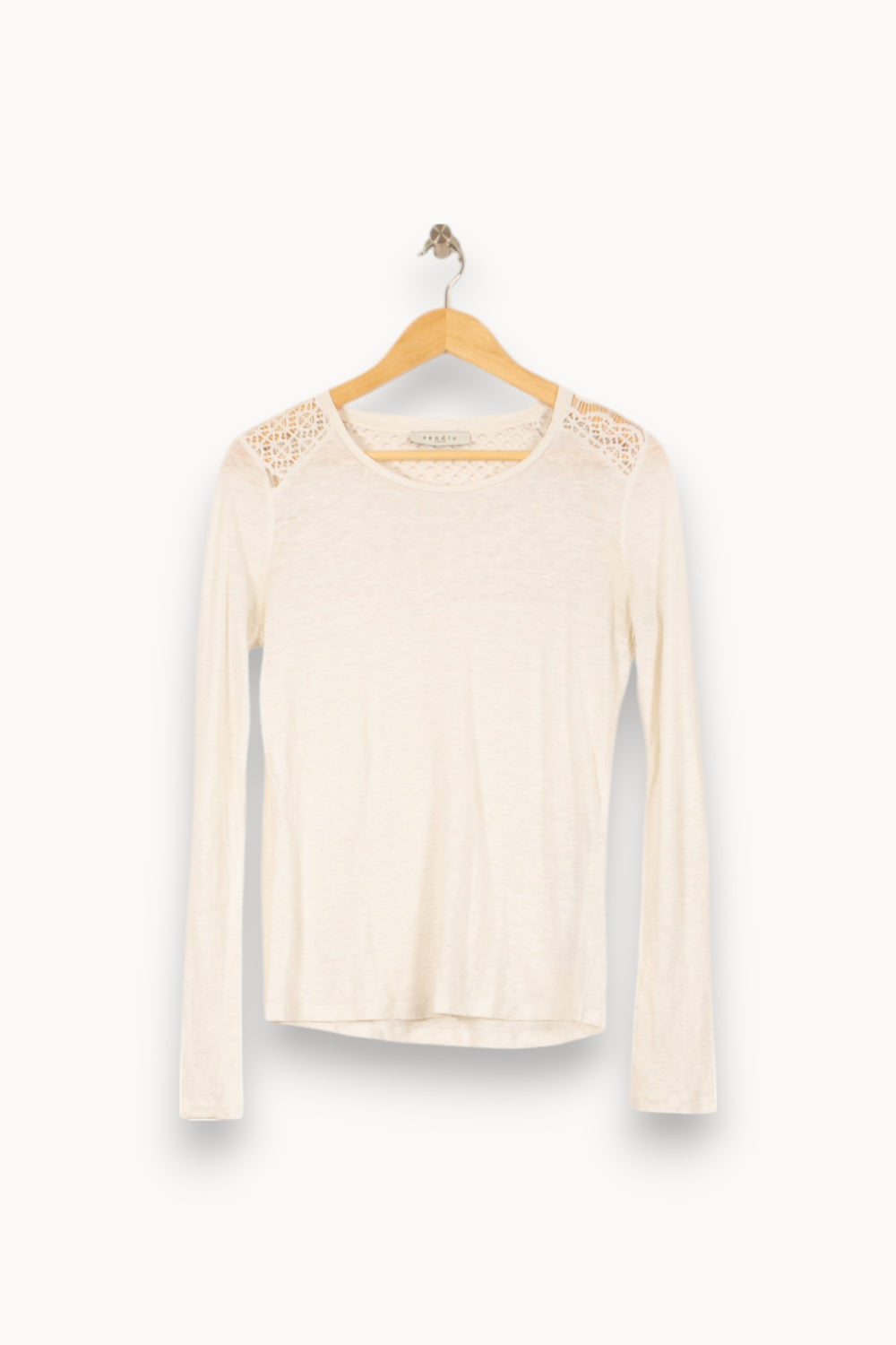 Pull Blanc - Taille M/38 de la marque Sandro | PARAD53157 - Vendu par Paradigme - Image 2