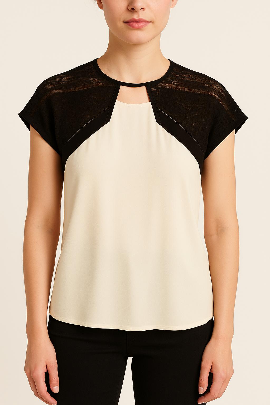 Blouse Noir et Blanc - Taille S/36 de la marque Opullence | PARAD53160 - Vendu par Paradigme - Image 1