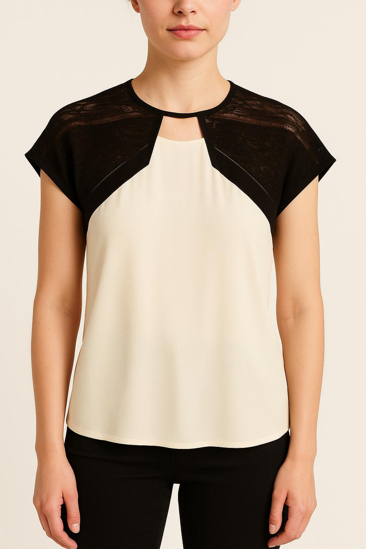 Blouse Noir et Blanc - Taille S/36 de la marque Opullence | PARAD53160 - Vendu par Paradigme - Image 1
