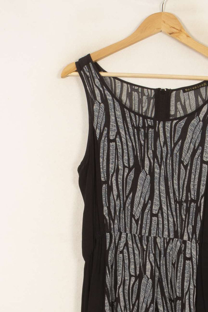 Robe Courte Noire et Grise - Taille S/36 de la marque Bérénice | PARAD53164 - Vendu par Paradigme - Image 3