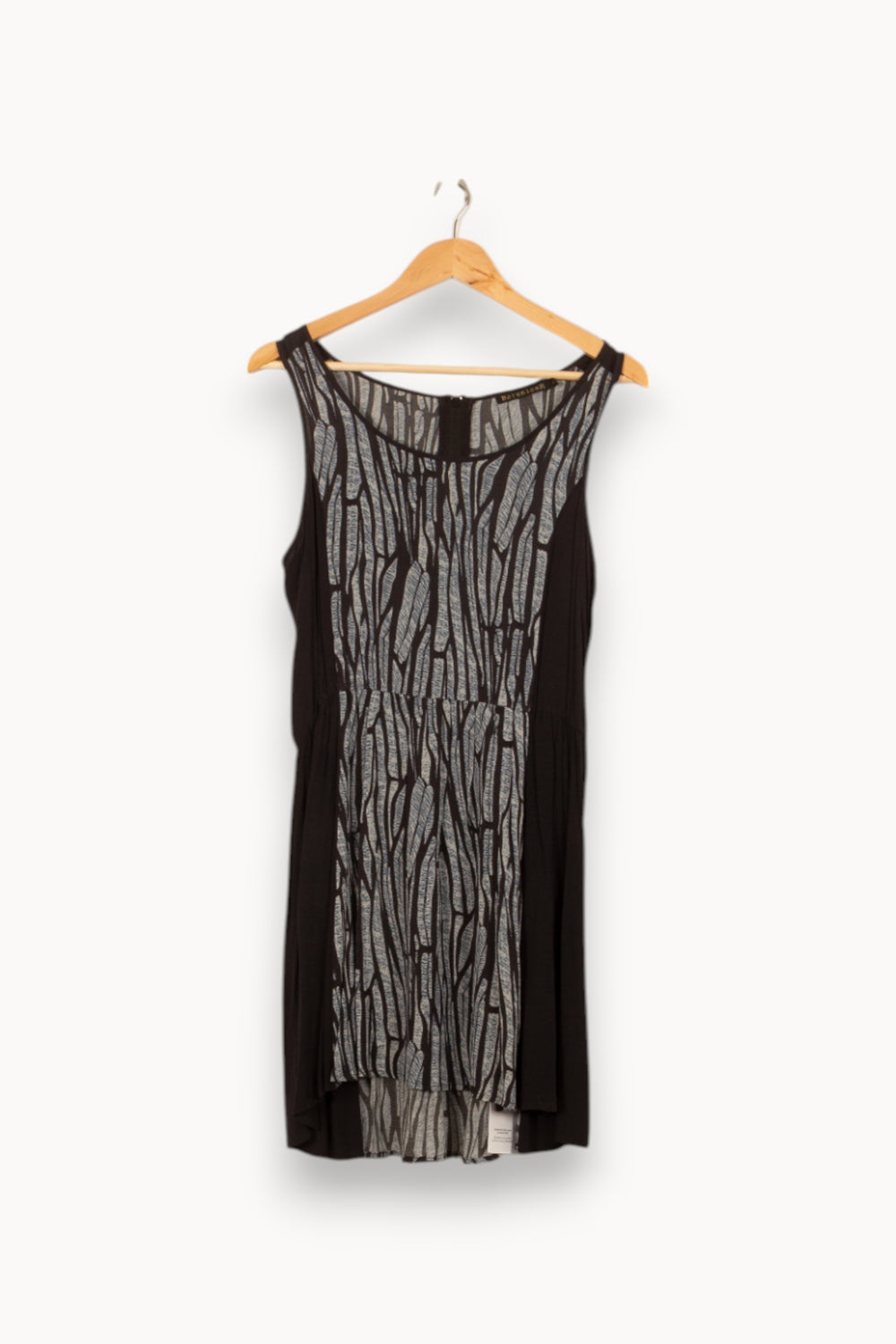 Robe Courte Noire et Grise - Taille S/36 de la marque Bérénice | PARAD53164 - Vendu par Paradigme - Image 2