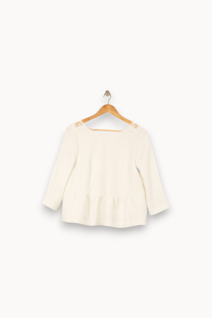 Blouse Blanche - Taille M/38 de la marque Sézane | PARAD53166 - Vendu par Paradigme - Image 4
