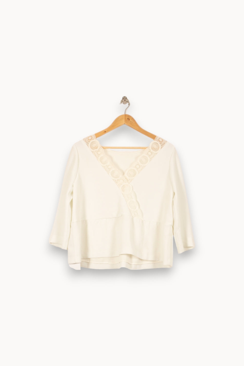Blouse Blanche - Taille M/38 de la marque Sézane | PARAD53166 - Vendu par Paradigme - Image 2