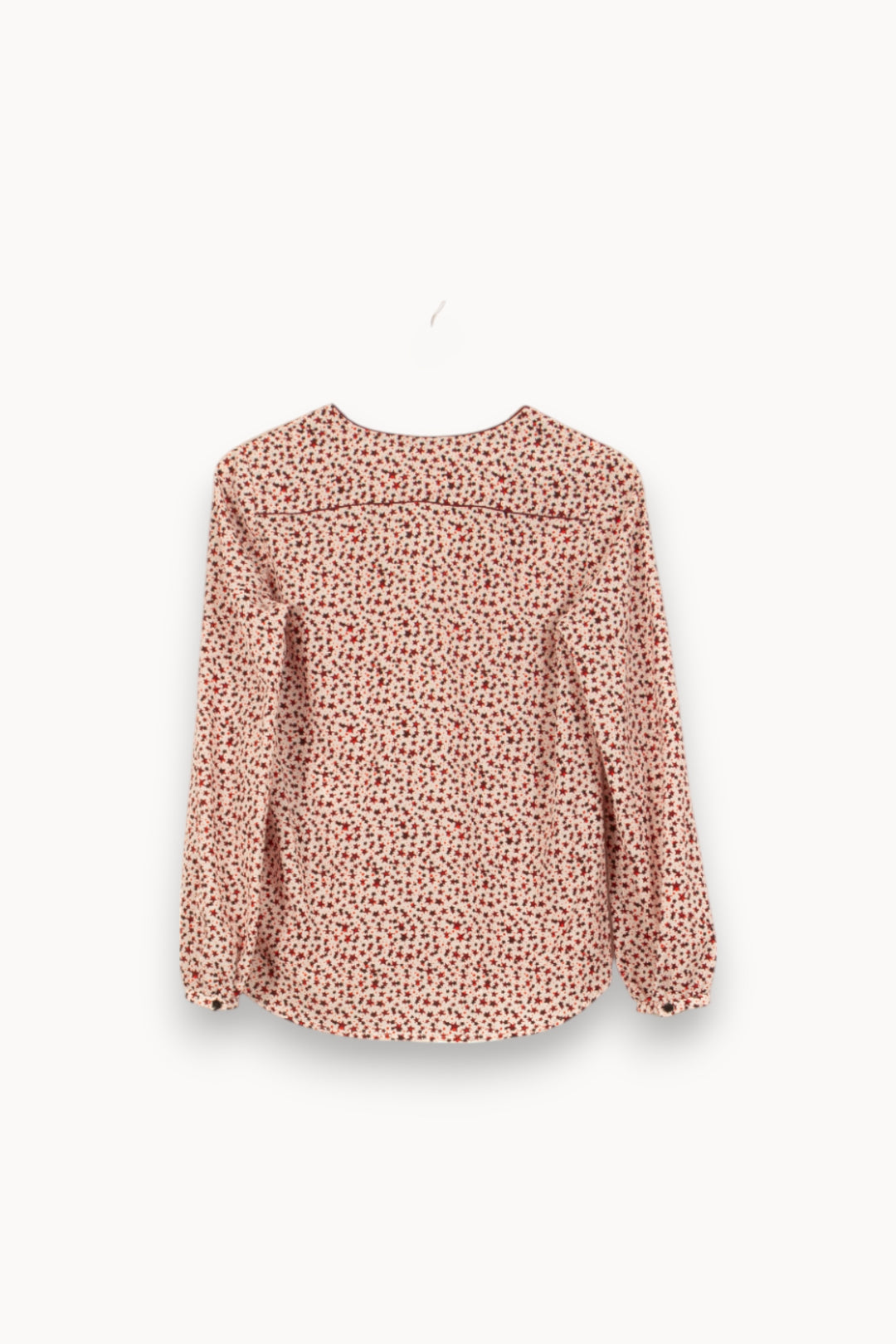 Blouse Écrue et Bordeaux - Taille S/36 de la marque Claudie Pierlot | PARAD53167 - Vendu par Paradigme - Image 4