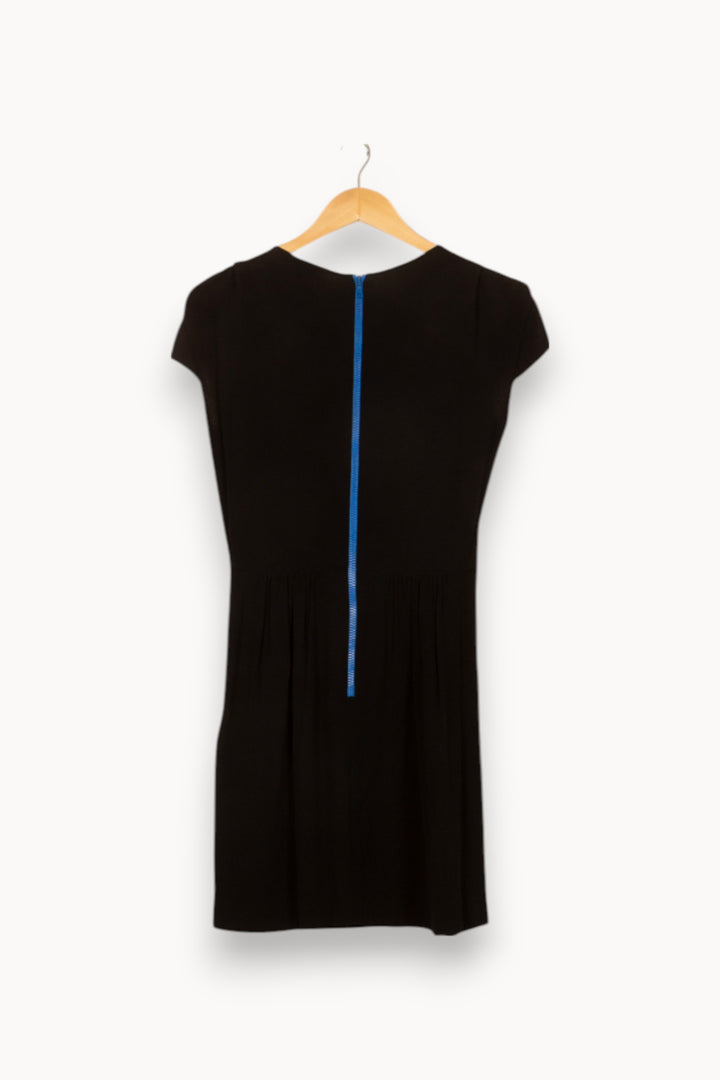 Robe Courte Noire - Taille S/36 de la marque Sandro | PARAD53168 - Vendu par Paradigme - Image 4