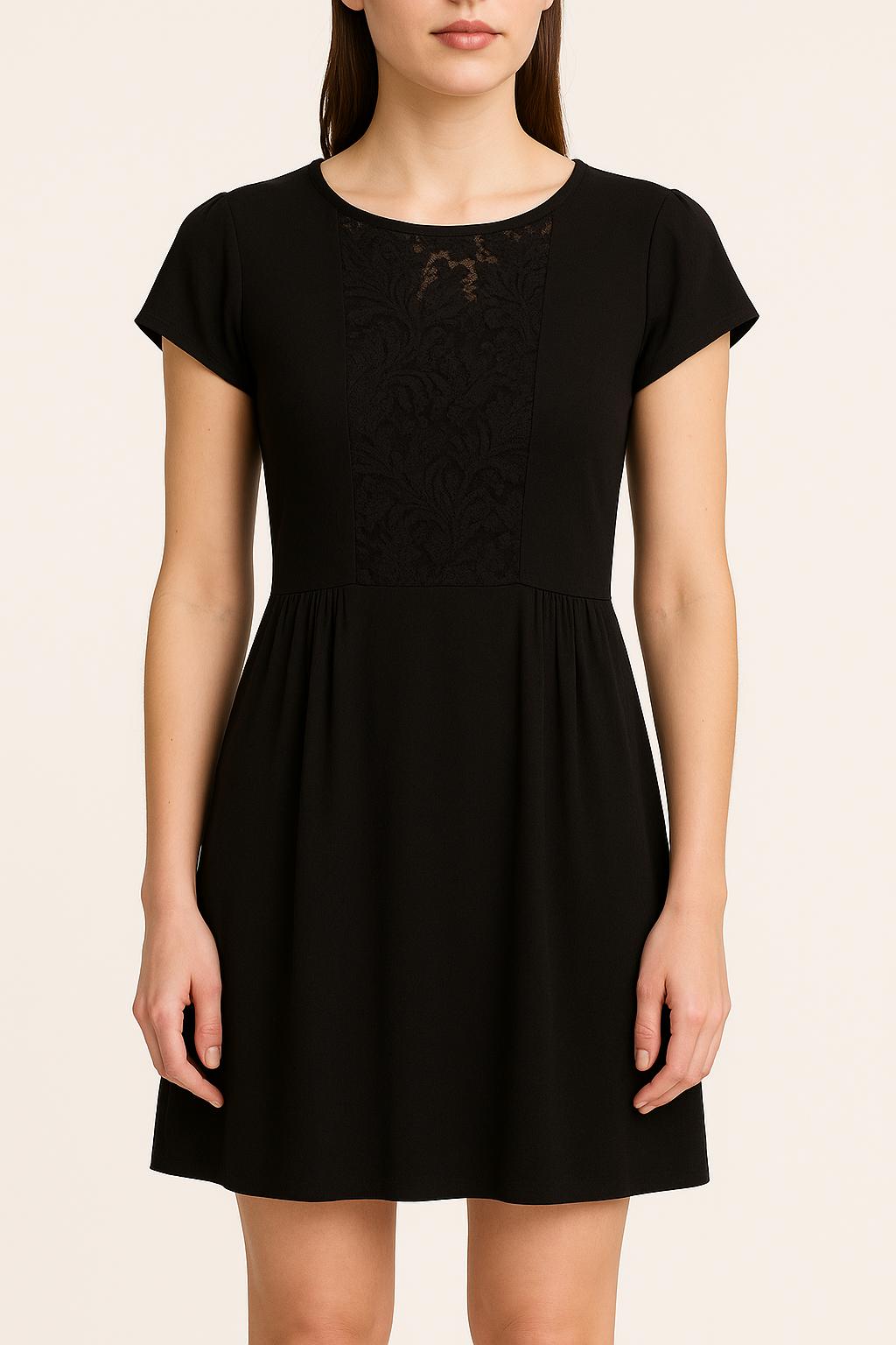 Robe Courte Noire - Taille S/36 de la marque Sandro | PARAD53168 - Vendu par Paradigme - Image 1