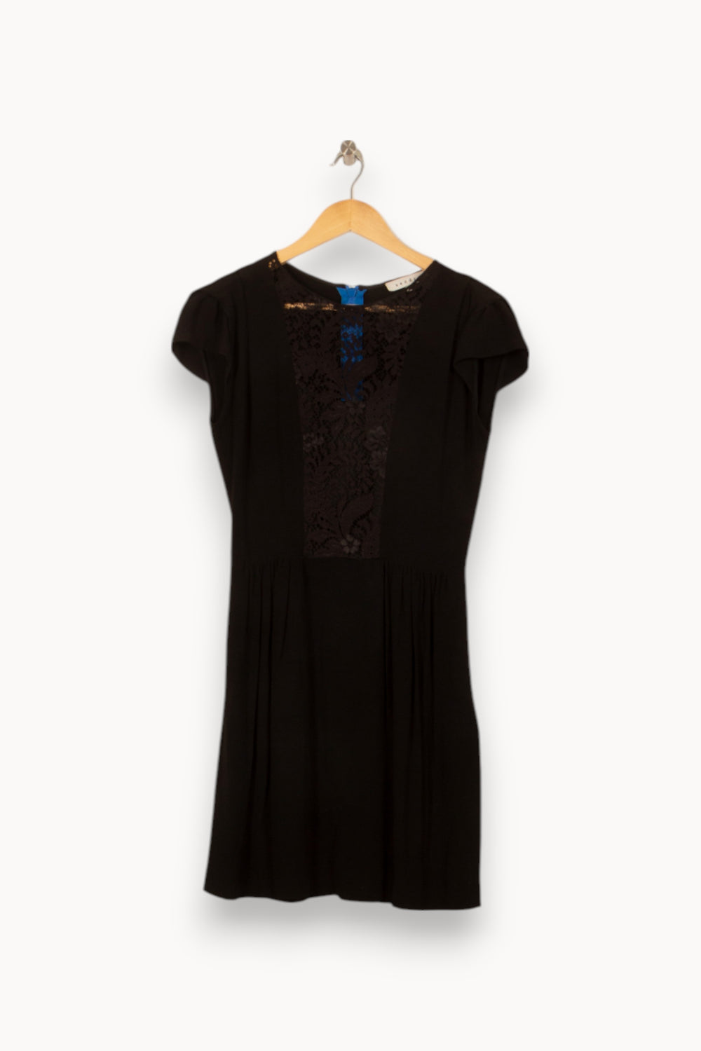 Robe Courte Noire - Taille S/36 de la marque Sandro | PARAD53168 - Vendu par Paradigme - Image 2
