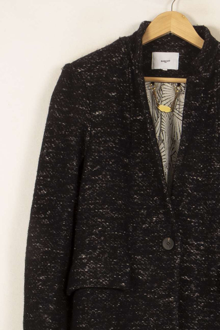 Manteau Noir - Taille M/38 de la marque Suncoo | PARAD53170 - Vendu par Paradigme - Image 3