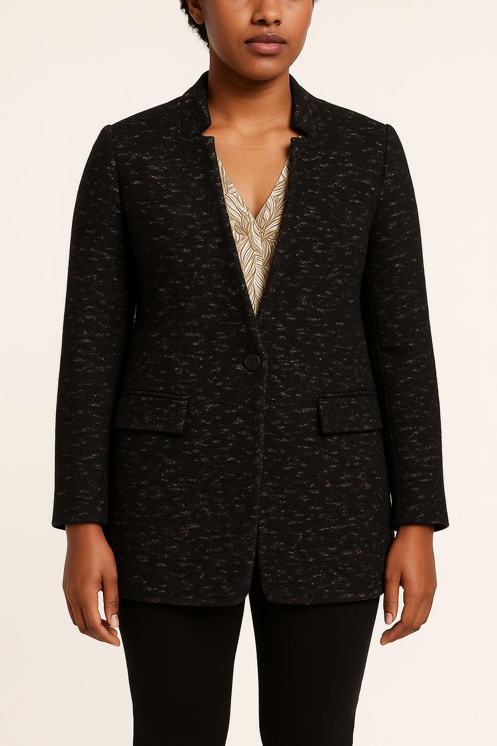 Manteau Noir - Taille M/38 de la marque Suncoo | PARAD53170 - Vendu par Paradigme - Image 1