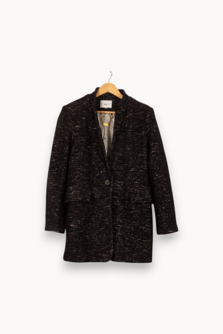 Manteau Noir - Taille M/38 de la marque Suncoo | PARAD53170 - Vendu par Paradigme - Image 2