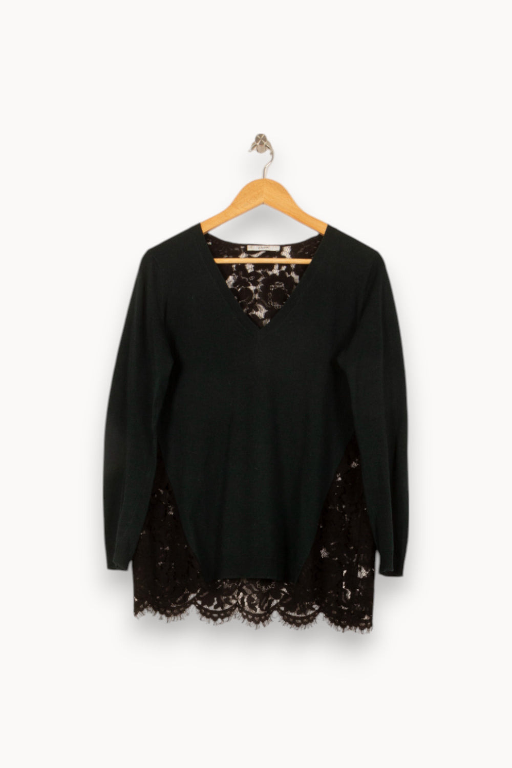 Pull Vert et Noir - Taille S/36 de la marque ZAPA | PARAD53177 - Vendu par Paradigme - Image 2