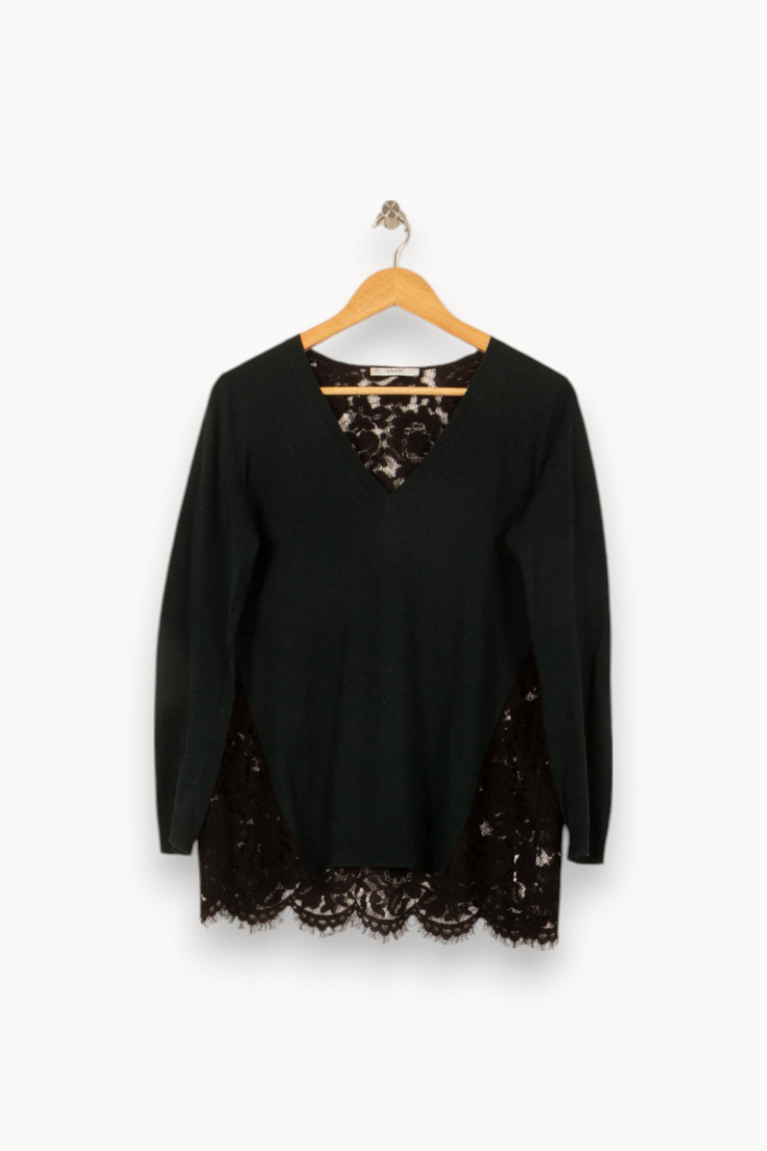 Pull Vert et Noir - Taille S/36 de la marque ZAPA | PARAD53177 - Vendu par Paradigme - Image 2