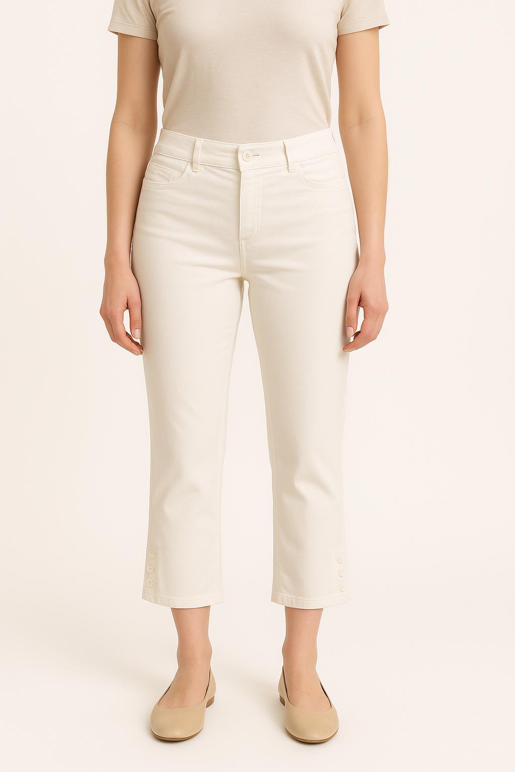 Pantalon Blanc - Taille L/40 de la marque Caroll | PARAD53182 - Vendu par Paradigme - Image 1