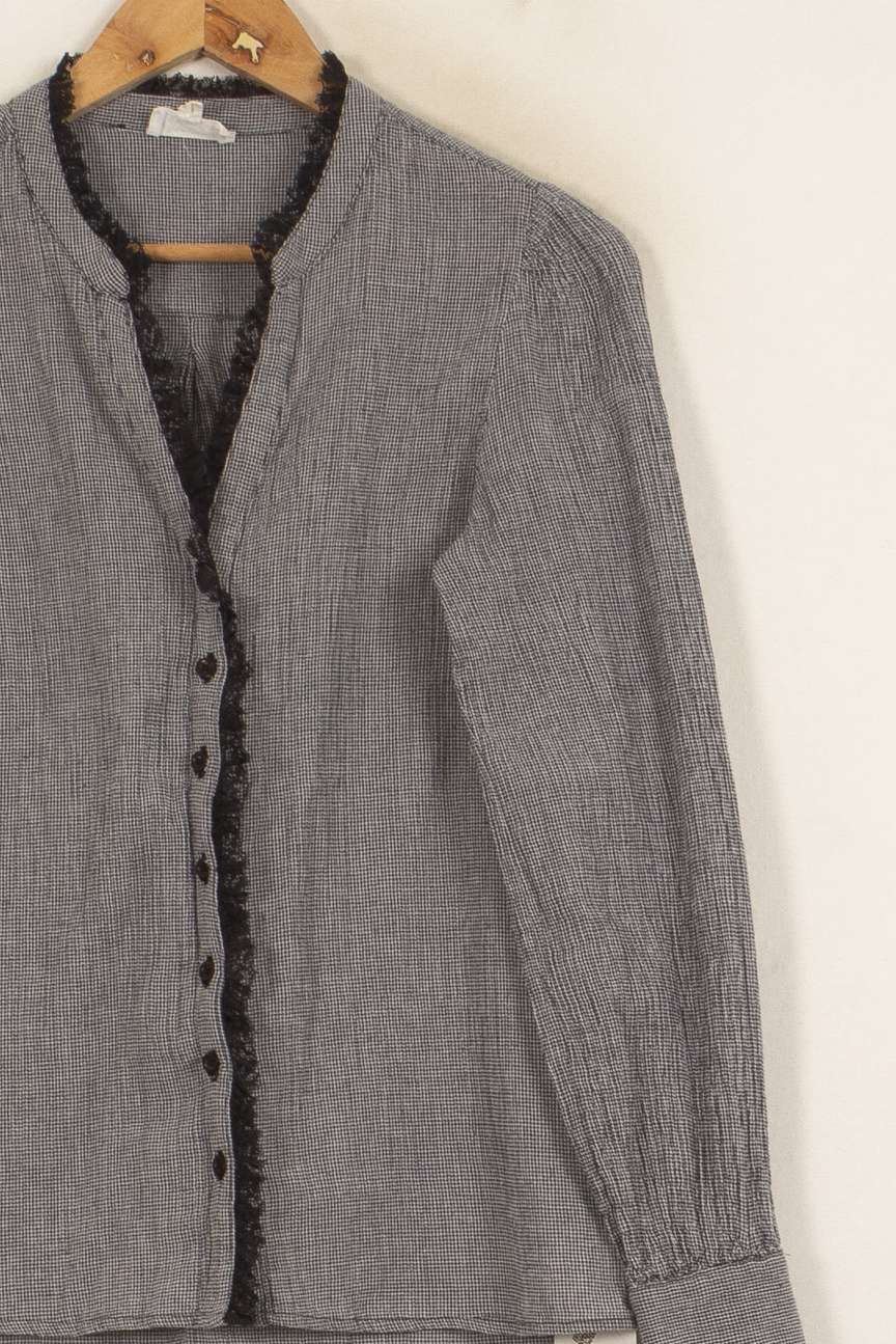 Blouse Grise - Taille S/36 de la marque Maison 123 | PARAD53185 - Vendu par Paradigme - Image 3