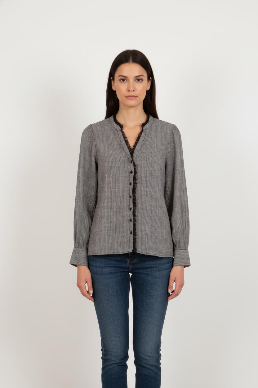 Blouse Grise - Taille S/36