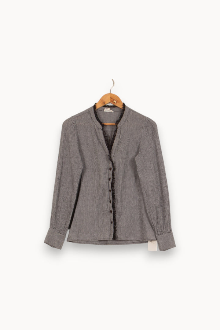 Blouse Grise - Taille S/36 de la marque Maison 123 | PARAD53185 - Vendu par Paradigme - Image 2