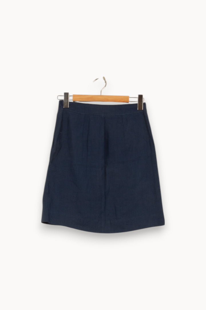 Jupe Courte Bleue - Taille S/36 de la marque Caroll | PARAD53187 - Vendu par Paradigme - Image 4