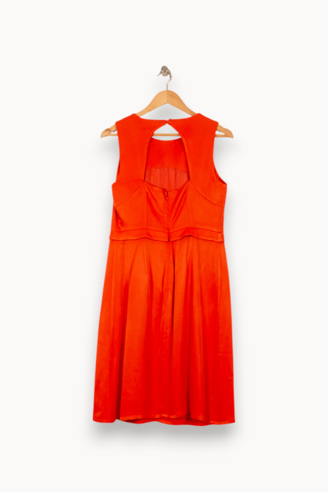 Robe Sans Manches Orange - Taille L/40 de la marque Caroll | PARAD53188 - Vendu par Paradigme - Image 4