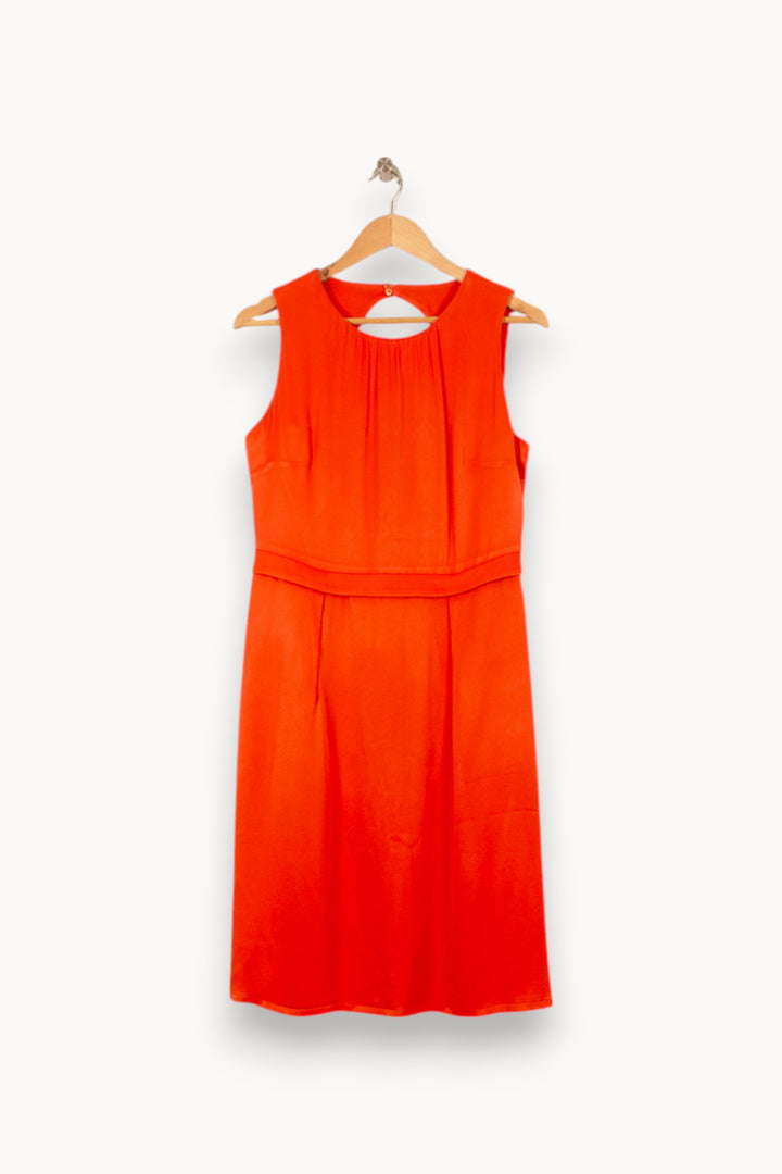 Robe Sans Manches Orange - Taille L/40 de la marque Caroll | PARAD53188 - Vendu par Paradigme - Image 2