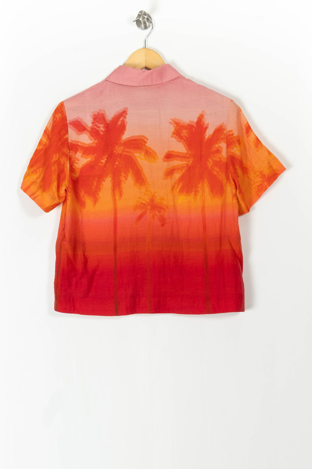 Chemise Hawaïenne Rouge et Orange - Taille S/36 de la marque Claudie Pierlot | PARAD53197 - Vendu par Paradigme - Image 4