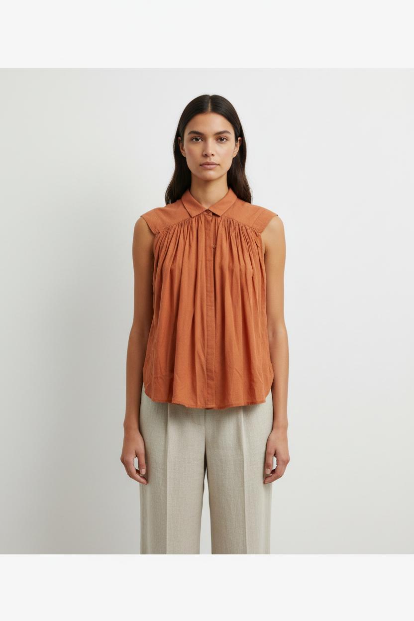 Blouse Orange - Taille XS/34