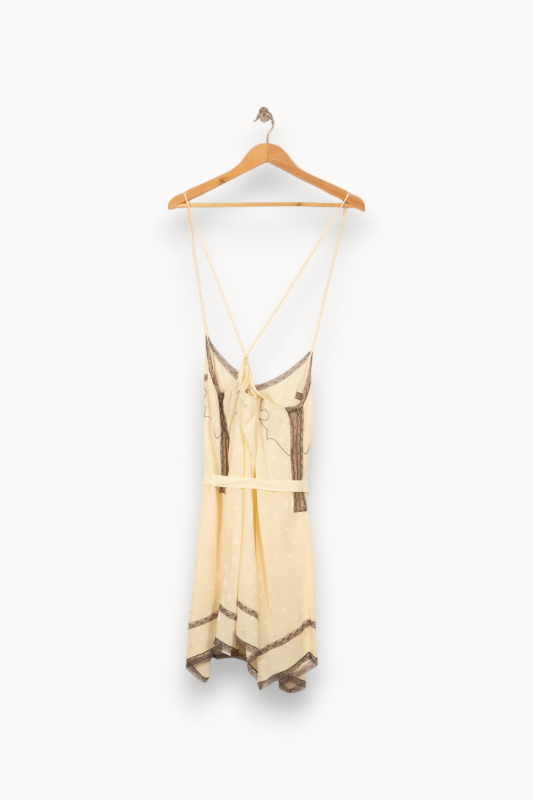 Robe Courte Beige et Marron - Taille S/36 de la marque Zadig&Voltaire | PARAD53209 - Vendu par Paradigme - Image 3