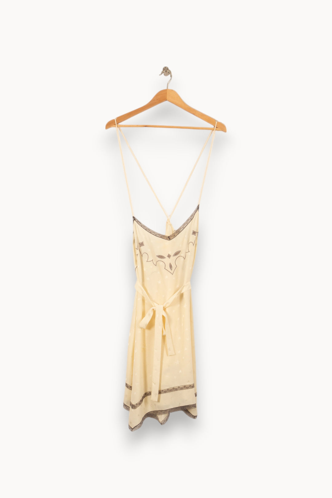 Robe Courte Beige et Marron - Taille S/36 de la marque Zadig&Voltaire | PARAD53209 - Vendu par Paradigme - Image 2