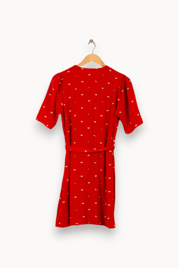 Robe Courte Rouge - Taille L/40 de la marque I.Code | PARAD53210 - Vendu par Paradigme - Image 3
